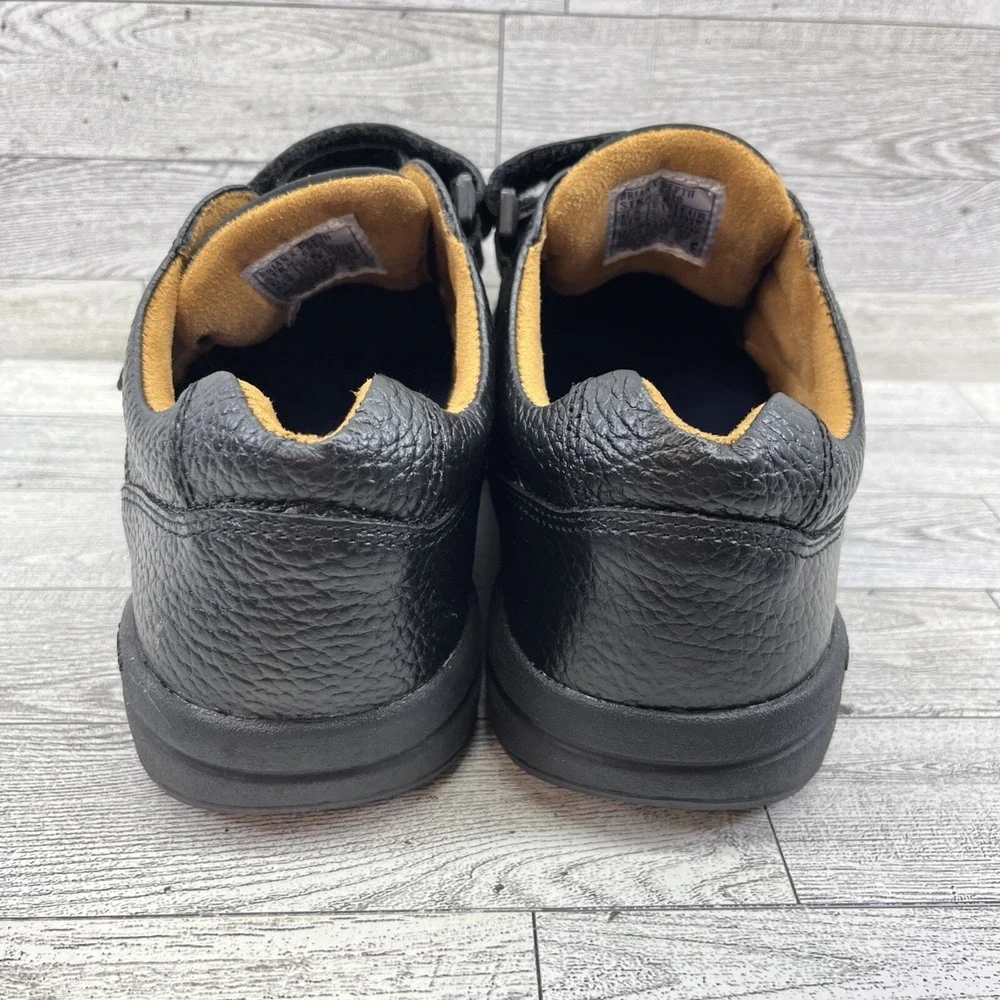 Dr Comfort Brian X-Depth 6910 Black Leather‎ Comfort Shoes Men Size 6XW